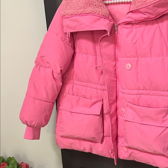 Pink Puffer Jacket - Picture 3 of 3